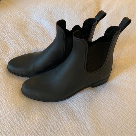 JCrew Matte Black Chelsea Rain Boot - Picture 2 of 4
